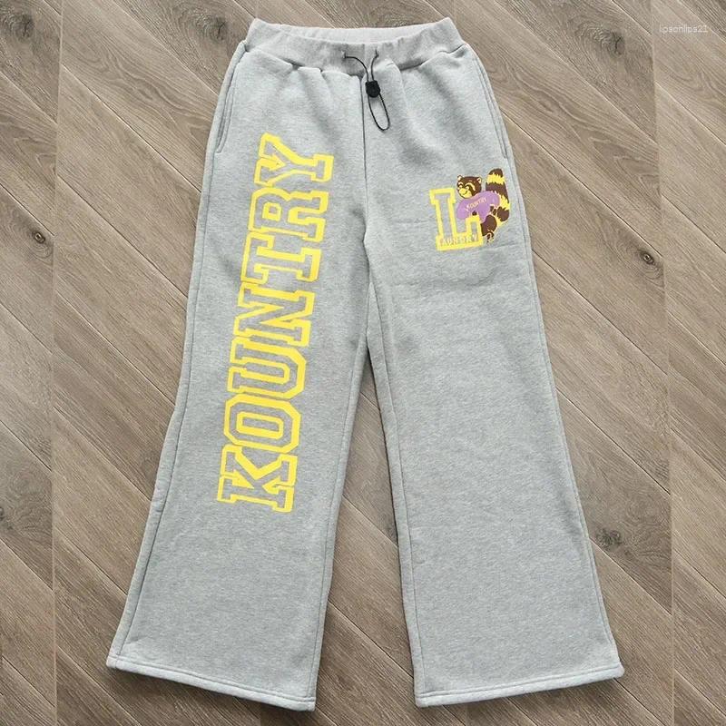 Mens Pants 24ss Kapital Kountry Casual Trousers Printing Letter Men Women Oversized Cotton