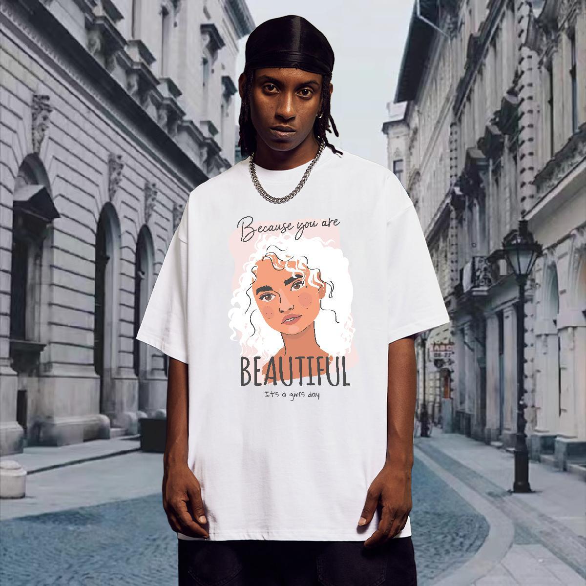 T Shirts Men 230g 100% Cotton women Street wear Hip Hop O Neck Short Sleeves Asian Size Couples T Shirts 2024 Cool Design Tops Shirt
