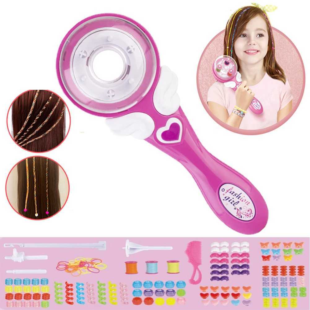 Electric Automatic Hair Weaving Machine DIY Hair Weaving Roller Machine Twisted Knitting Roller Twisted Weaving Styling Tool for Girls Gift W240814