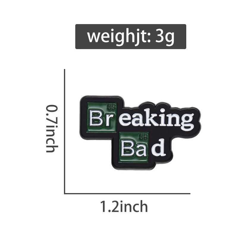 Breaking Bad Cute Collar Pin Cartoon Enamel Pin Used for Backpacks briefcases Badge Brooch Used for Clothing Accessories Fashion Gifts W240815