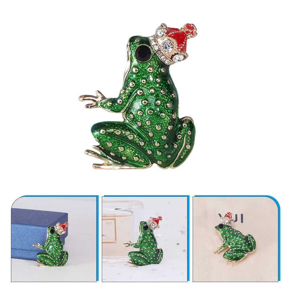 Frog corset lapel pin brooch scarf backpack womens clothing badge alloy aesthetics Miss W240815