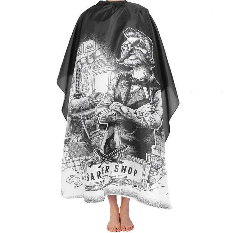 Best Selling 2023 Product Pattern Hair Clipper Waterproof Cloth Salon Barber Corner Barber Apron Hair Shawl Accessories W240814