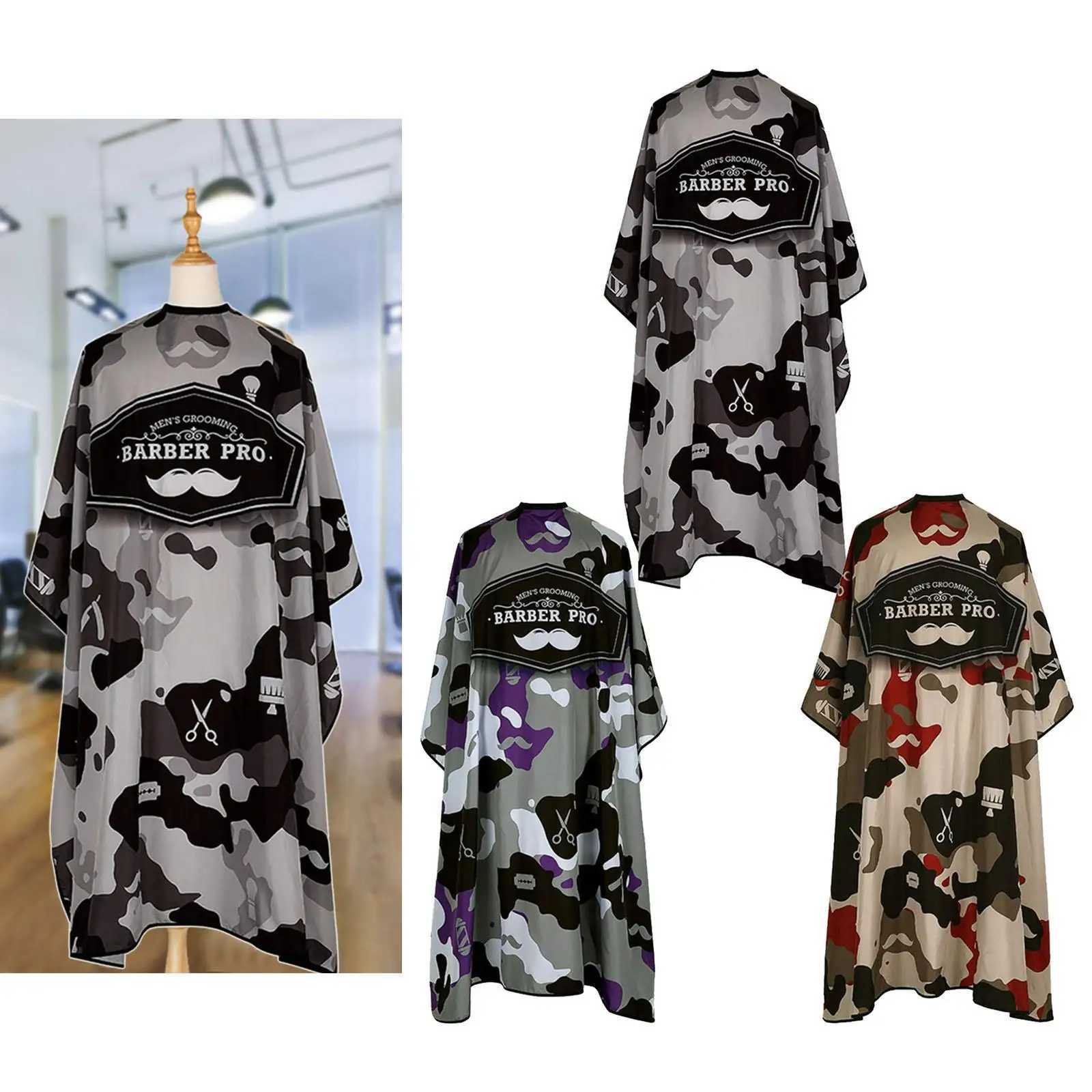 Barber Cape Professional Camouflage Apron Fabric Salon Cape is used for hairstyles hairstylists unisex styles W240814