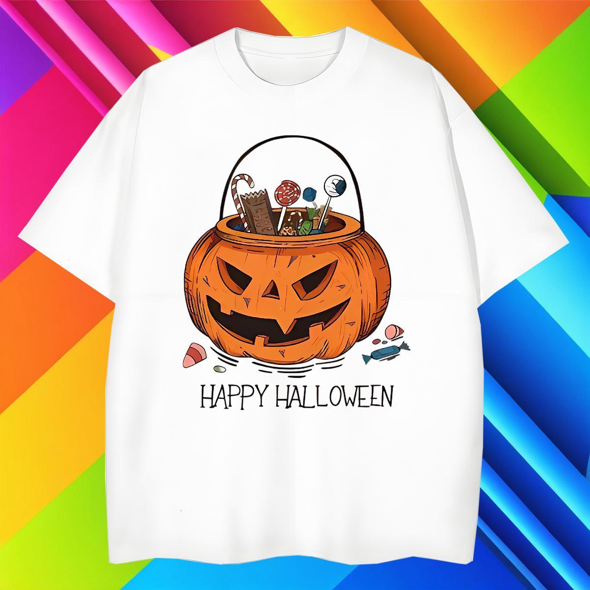TOP Quality T shirt pumpkin Breathable Soft High Street Hip Hop Custom Printed 230g Cotton Mens Tshirts New Designer Clothings