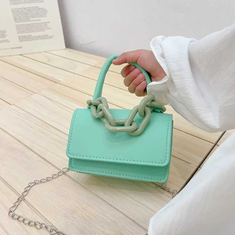 Childrens cross body bag new fashion princess wallet and handbag sweet casual simple and cute baby mini bag W240813
