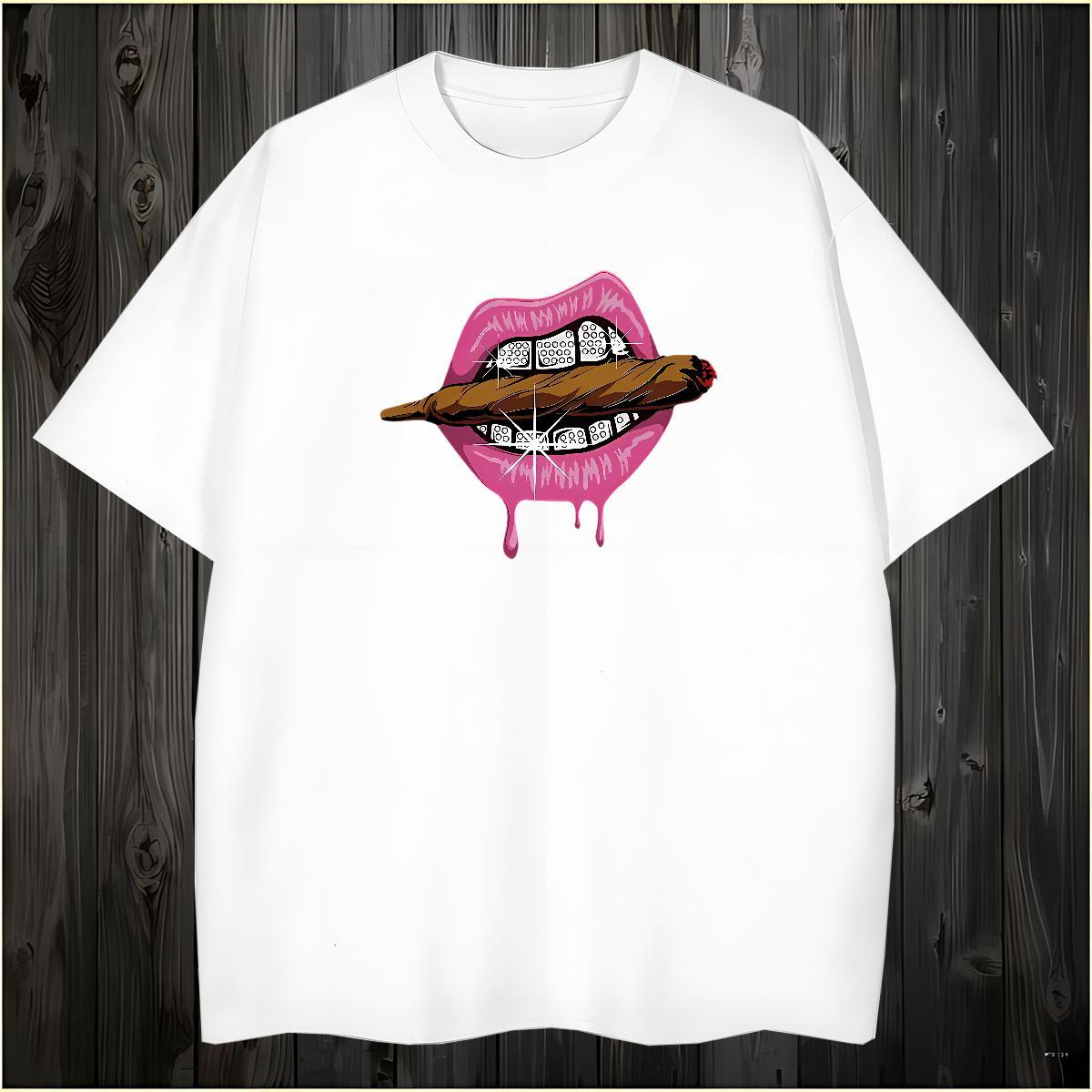 T-Shirts 100% Cotton 230g mouse Street Breathable Short Sleeve Graphic Men Clothes T-Shirt Fashion TOP Quality Polos