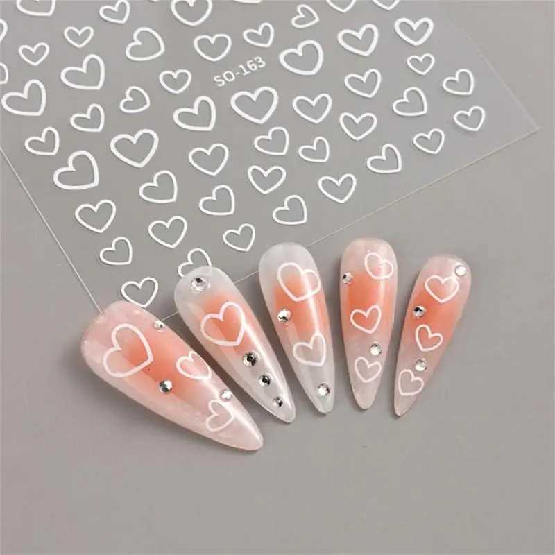 Cute Stickers Charming 2g Rose Gold Nail Decoration Nail Stickers Demand Heart Nail Stickers Durable 8cm * 10.5cm Ease Of Use MsXJ240814