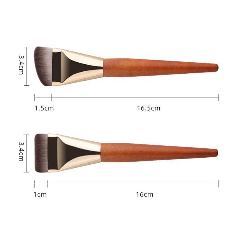 Ultra thin foundation make-up brush light facial contour brush plane contour brush mixed foundation make-up makeup brush W240814