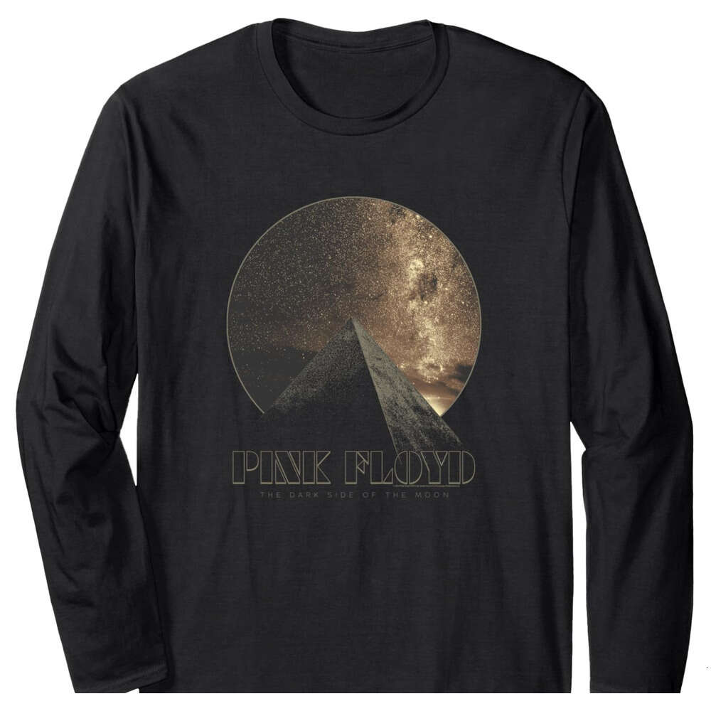 Long Sleeve Shirts For Men Sweatshirt The Dark Side Of The Moon Pyramid Circle SleeveGraphic Tee Streetwear Casual Tops Clothes sweatshirts