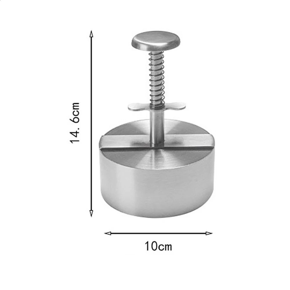 304 Stainless Steel Hamburger Press Burger Patty Maker Pork Beef Manual Mold for Grill Griddle Meat Kitchen Tools 240812