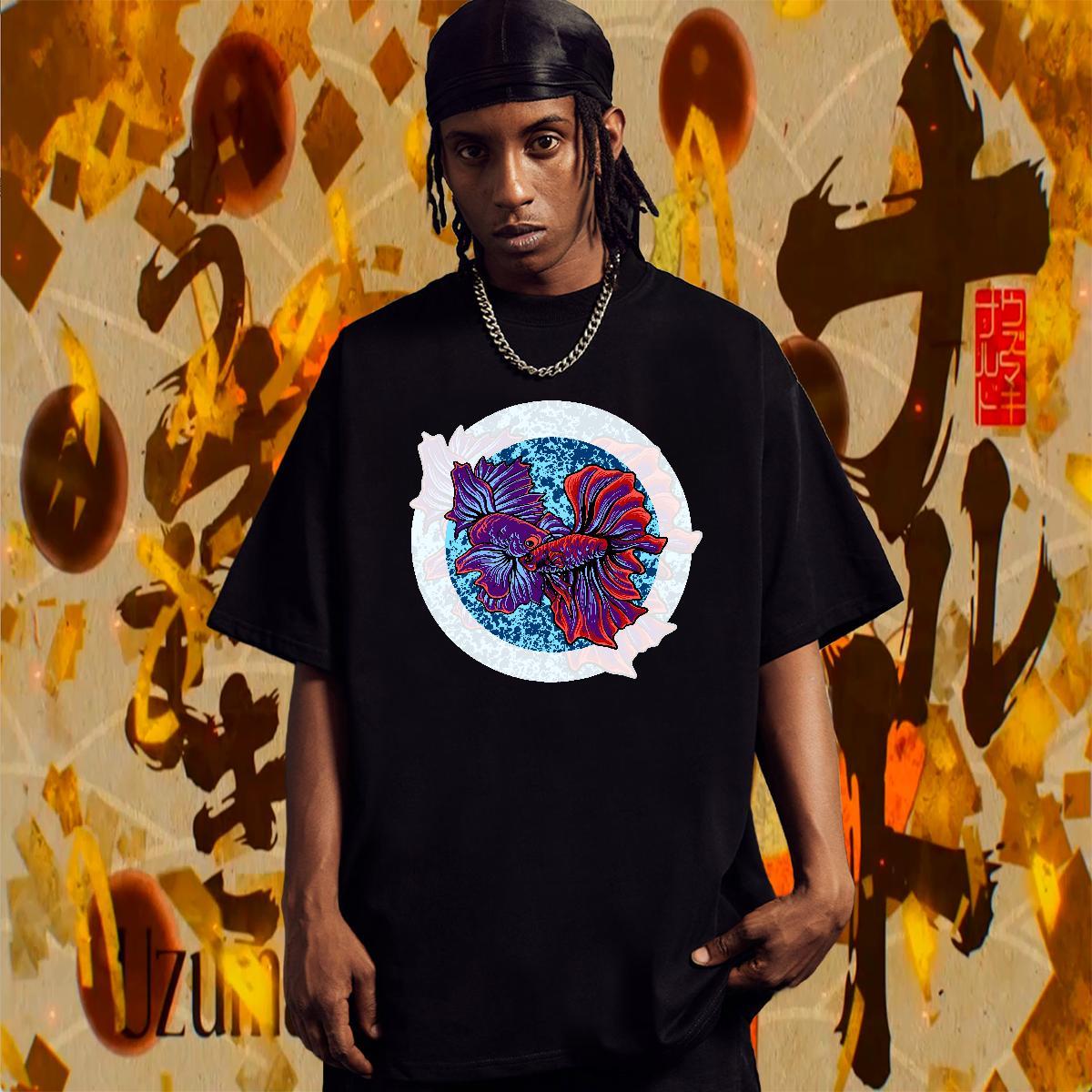 Popular T-Shirts for Men O-Neck Short Sleeve Daily Outfit Graphic 230g 100% Cotton Mens Tshirts Custom Wear