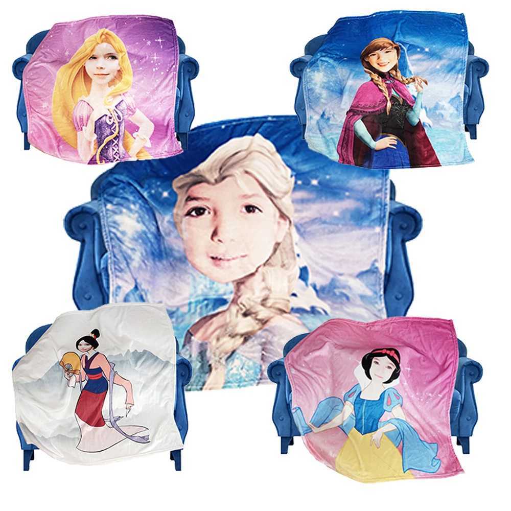 Ms.O Personalised Childrens Flannel Fleece Blanket Custom Fluffy Sofa Bed Kids Throw Blanket Cartoon Birthday Gift Idea Adult Y240815