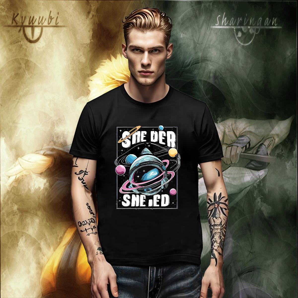 Cool Design Men Clothes T-Shirt Sport 230g Cotton Skull Breathable Crew Neck star T shirt Designer Fashion Tees