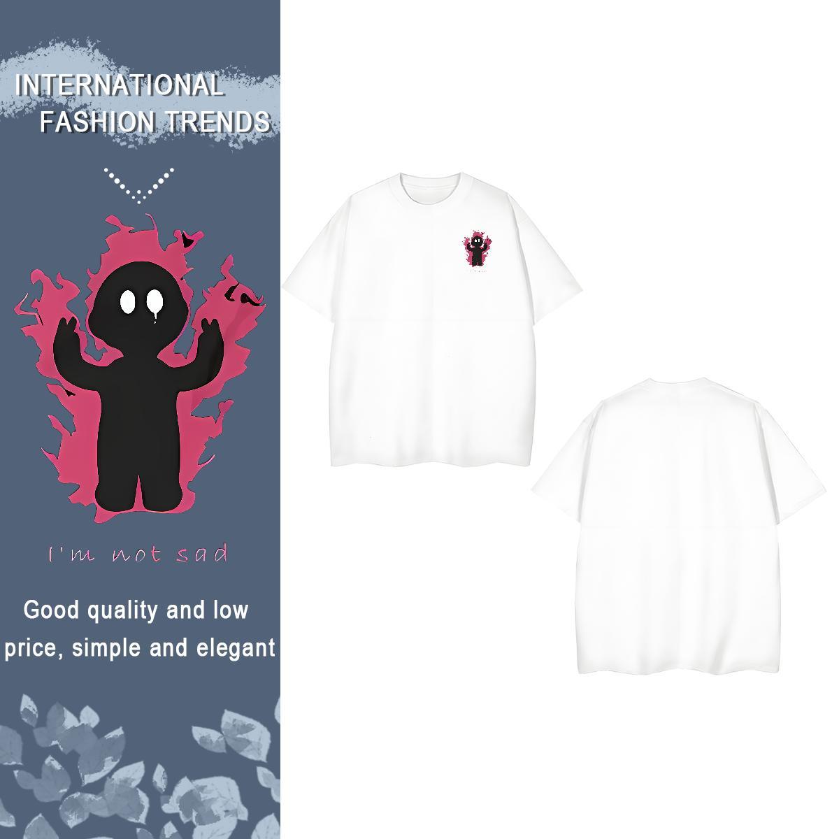 T Shirt For Man 230g Pure Cotton icon Hip Hop Street Short Sleeve Soft DIY Printed Couples T Shirts Factory Direct Wholesale Tees Shirts