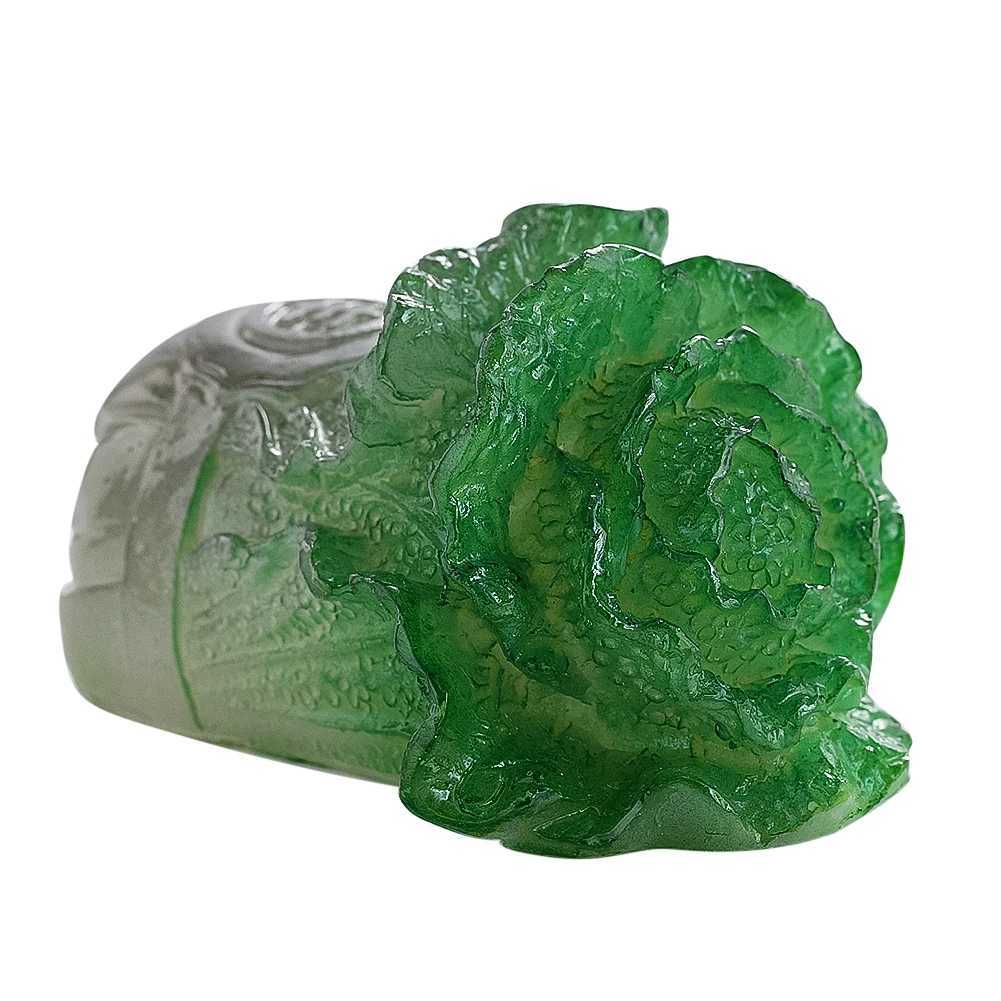 Color Changeable Tea Pet Resin Cabbage Kung Fu Zisha Chinese Lucky Figurine Table Teaware Home Decor Accessories Tea Lover GiftXJ240814