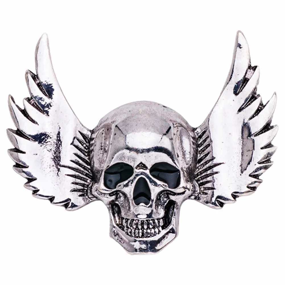 Halloween favorite skeleton brooch novel brooch backpack lapel gothic punk ghost HEAD European and W240815