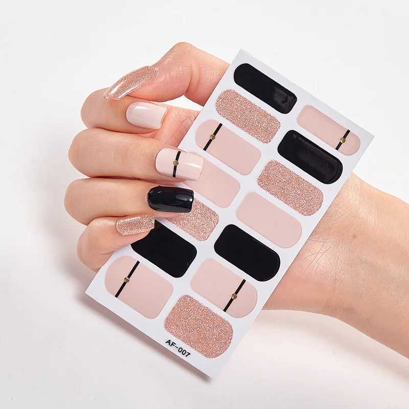 Full Cover Nail Stickers Nail Polish Nail Decoration Nails Sticker Designer Self Adhesive Nail Sticker Creative Nail Art StickerXJ240814