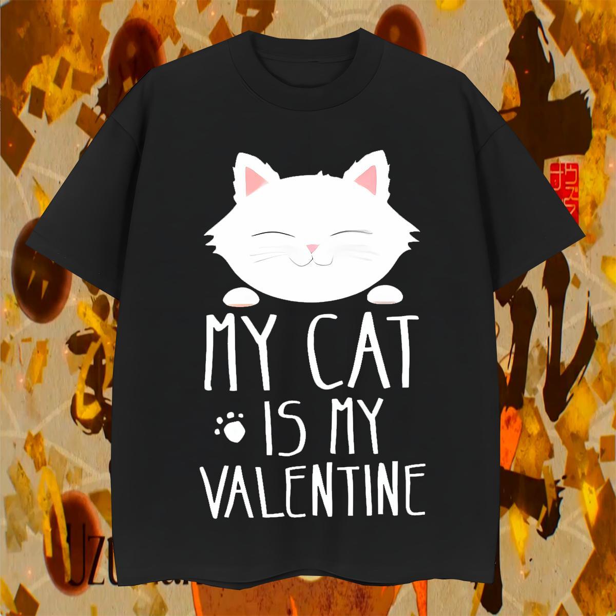 TOP Quality T-Shirts cat Short Sleeve Soft Casual Daily Wear Floral Print 230g Cotton Tshirt for Man Woman Customized Polos