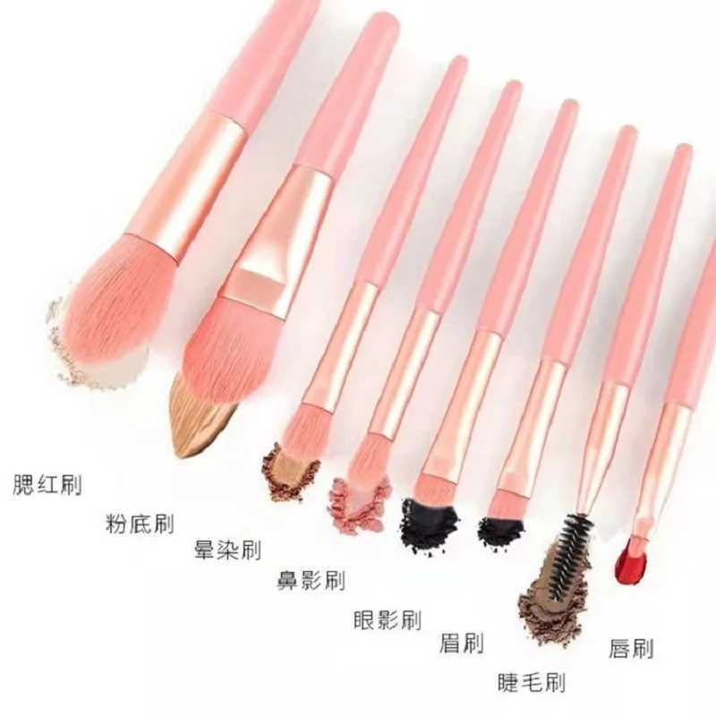 8 soft fluffy makeup bRush sets used for foundation powder blusher powder eye shadow kabuki mixed makeup bRush beauty tools W240814