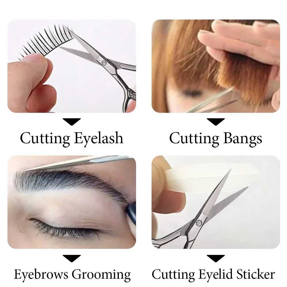1 piece of facial hair and beard clipper for mustard nose eyebrows and nail cutting stainless steel trimming makeup clipper W240814