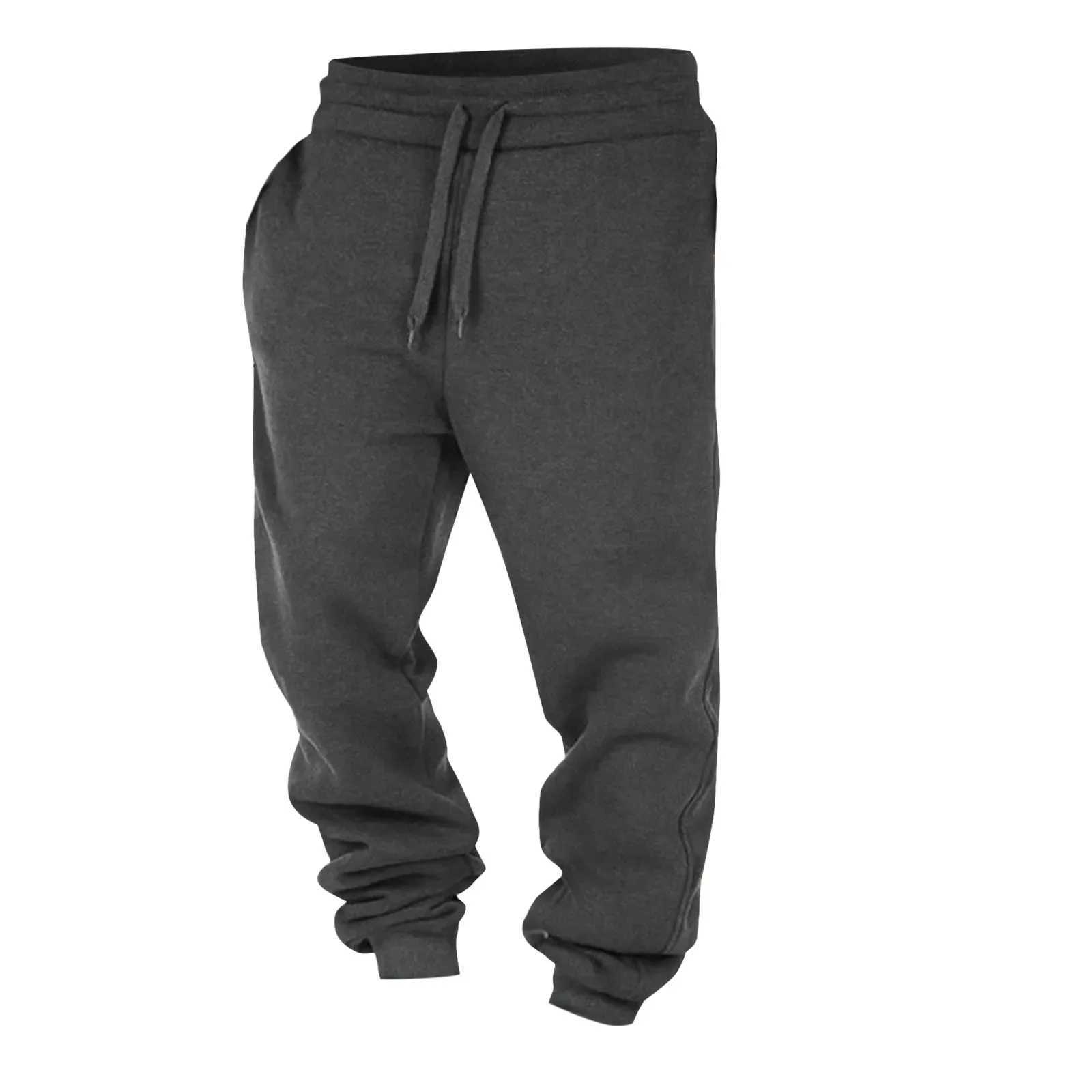 Sports pants for spring and autumn long pants for runners Trousers casual sports mens and womens fitness solid jogging pants solid colorW240725