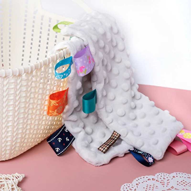 QUSHI Baby Security Blanket Baby Appies Towel Comfy Baby Tag Security Blanket Soft Comforter Plush Soothing Towel for Toddlers Y240815