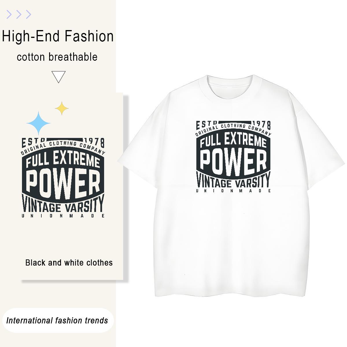 Soft Couples T Shirts Beach 230g Pure Cotton Oversized 3XL 4XL Breathable Soft letter T-Shirts for Men Designer Tee Shirt