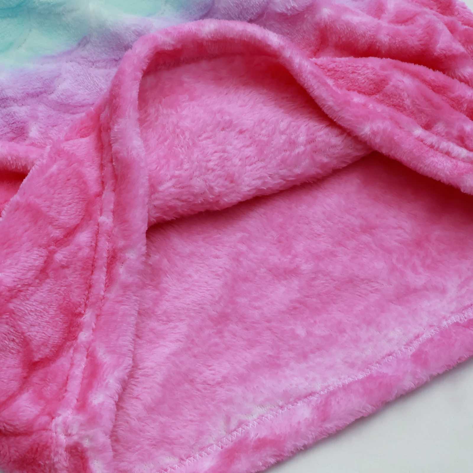 Flannel Mermaid Blanket Sleeping Blanket Adult Children Universal Mermaid Tail Blanket Children Sleeping Bag Shooting Props Y240815