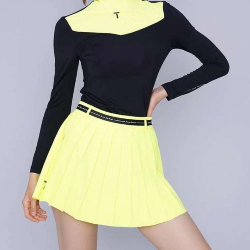 Athletic Golf Half Skirts,Women Tennis Sports Skirt,Golf Equipment,High Waist Breathable Pleated Skirt With Safety Pants ,