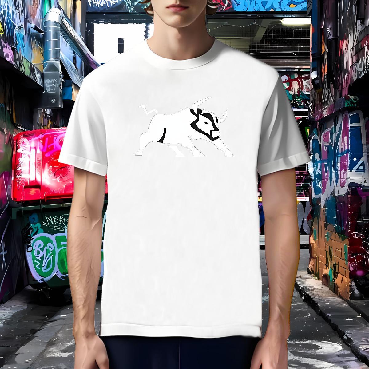 Comfortable Man T Shirts cow Breathable Crew Neck Daily Wear DIY Anime 230g Pure Cotton Men Tshirts Custom Tee Shirt