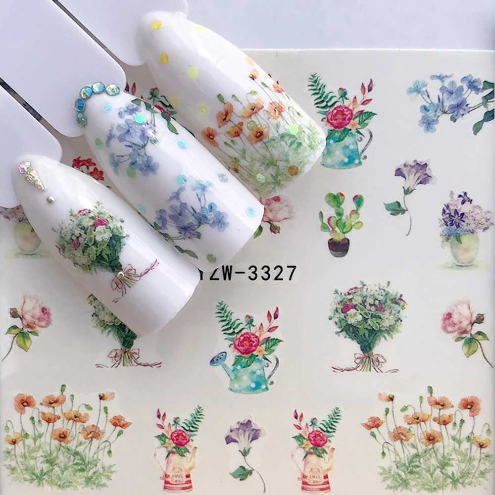 Nail Stickers For Nails Sticker Summer Sliders for Nails Watermark Beach Coconut Balloon Christmas Animal DIY Nail Art DesignXJ240814
