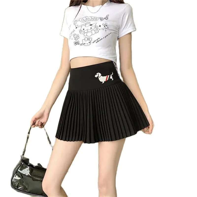 Clothing Korean Women Pants Summer Women's Wear 2024 Brand Golf Fashion Embroidery Short Skirt 's