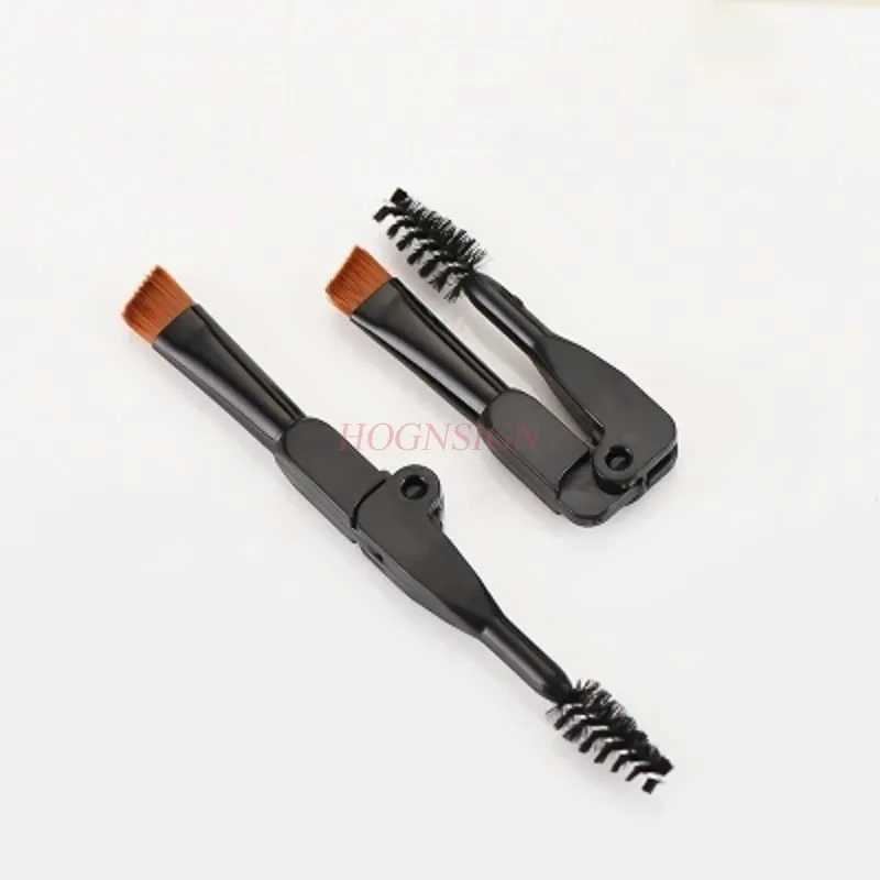 2 foldable dual head eye brushes portable inclined eye brush air cushion eye brush W240814