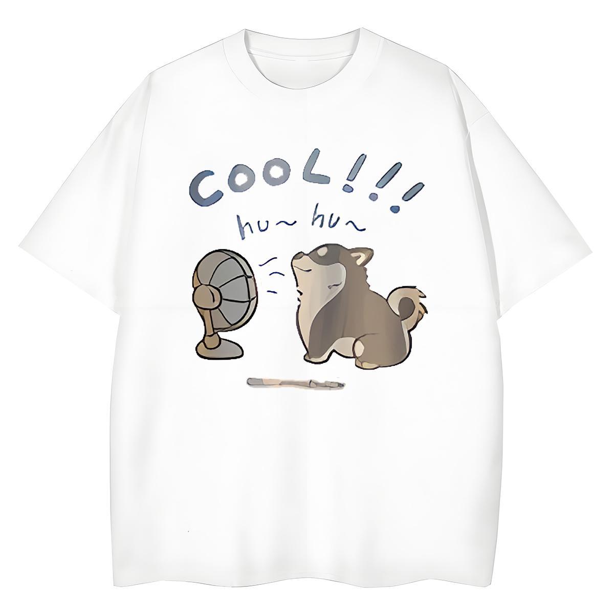 High Quality T shirt dog Pure Cotton Daily Wear Custom Anime 100% Cotton 230g Tshirts Designer Polos