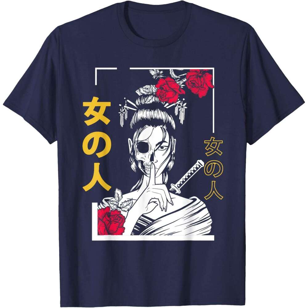25ss T shirt for Mens Japanese Samurai Floral Warrior Geisha Woman Tokyo Anime T-Shirt Shirts Tshirt Graphic Tee Casual Tops Short sleeve Free shippin