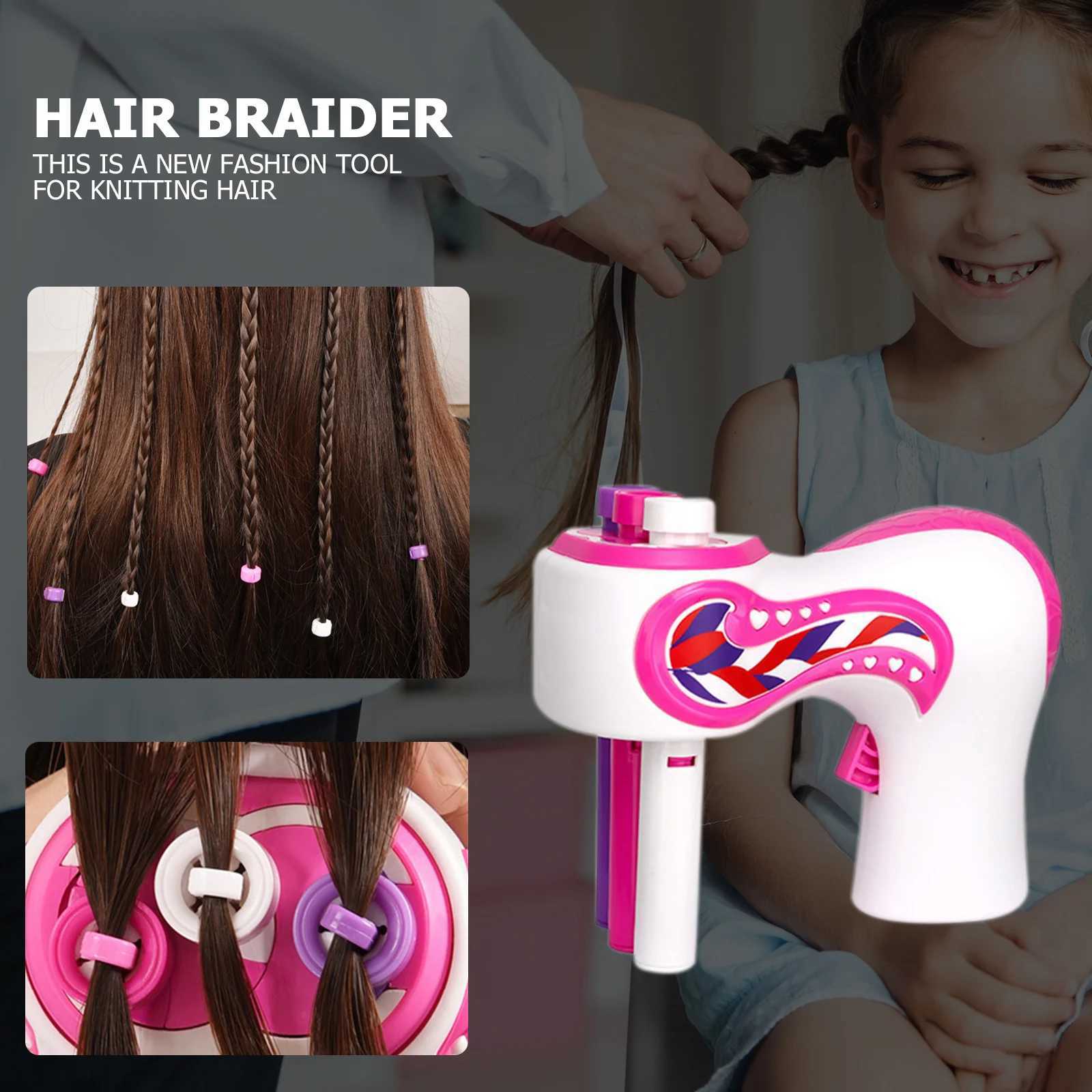 Automatic hair knitting machine electric DIY hair knitting machine twisted knitting roll twisted knitting styling tool girls gift W240814