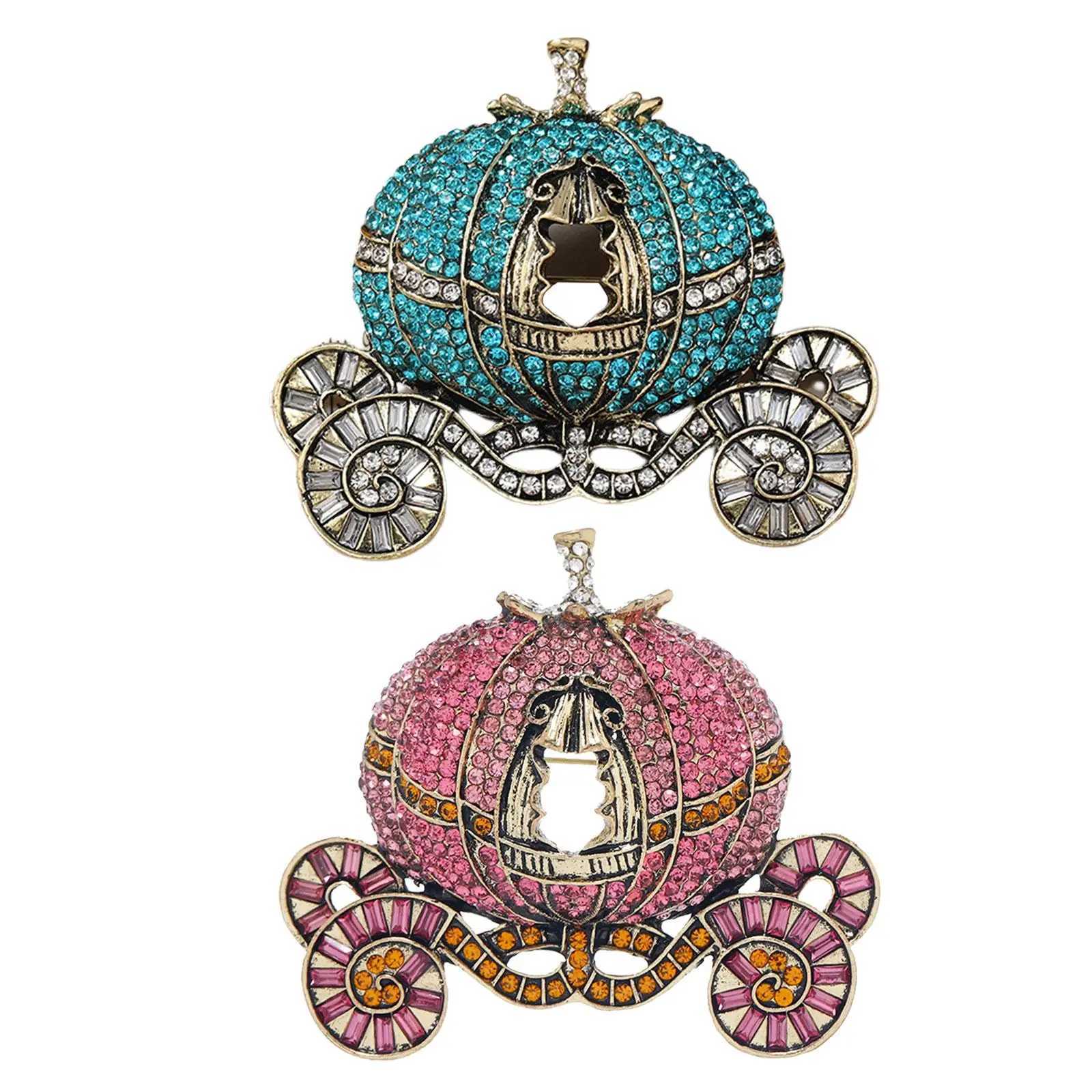 Pumpkin carrier brooch vintage lapel pin for wedding party hats W240815