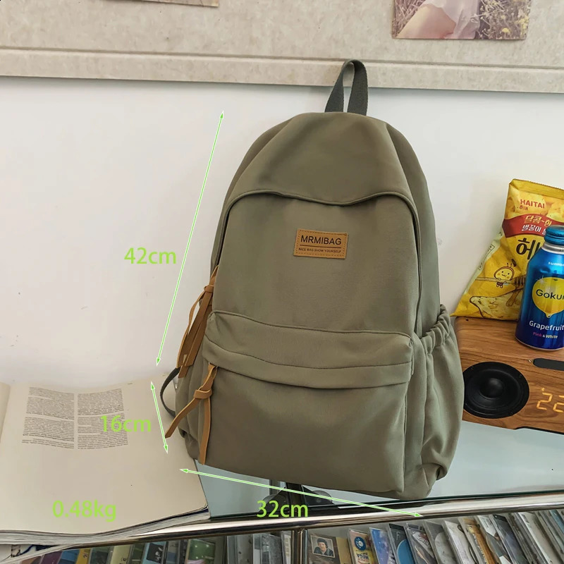Korean Sweet Back to School Backpacks Women Streetwear Aesthetic Schoolbags High-capacity Kawaii Backpack Students 240813
