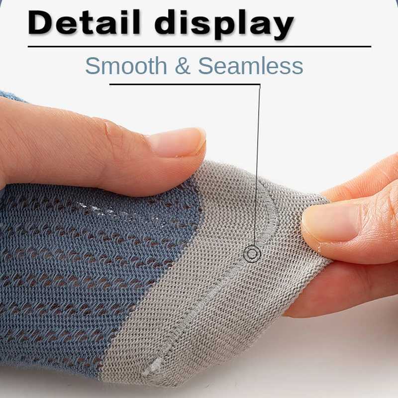 5 pairs/batch of childrens socks boys and girls sports socks summer childrens fashionable cotton cartoon breathable mesh socks 1-12Y W240814