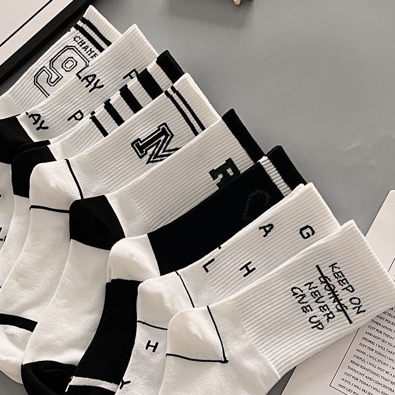 Socks for children Instagram trendy versatile high looks explosive streets midsole socks, autumn student sports midsole socks couple socks