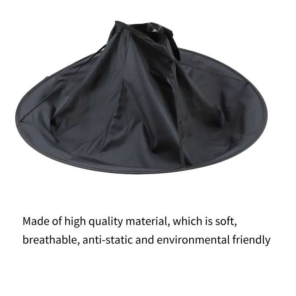 Professional Barber Cape Folding Umbrella Hair Cutting Corner Waterproof Haircutting Apron Home Haircutting DIY Tool W240814