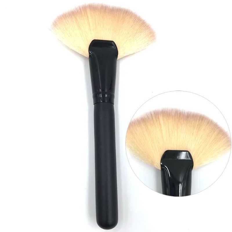 One soft makeup big fan brush foundation make-up powder blusher high brightness paint makeup brush Maquiagem W240814
