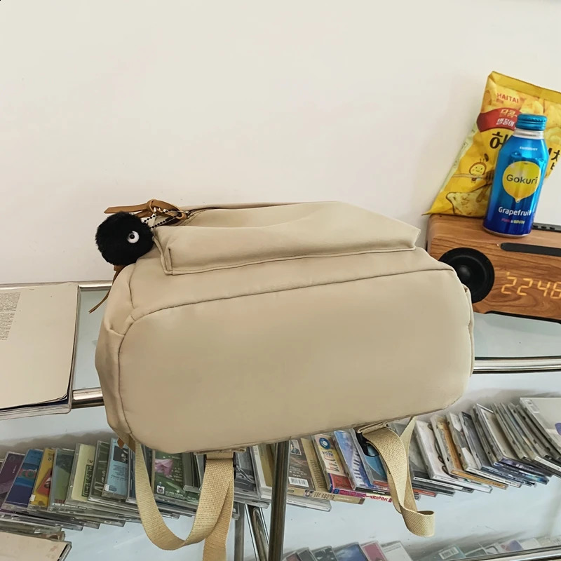 Korean Sweet Back to School Backpacks Women Streetwear Aesthetic Schoolbags High-capacity Kawaii Backpack Students 240813