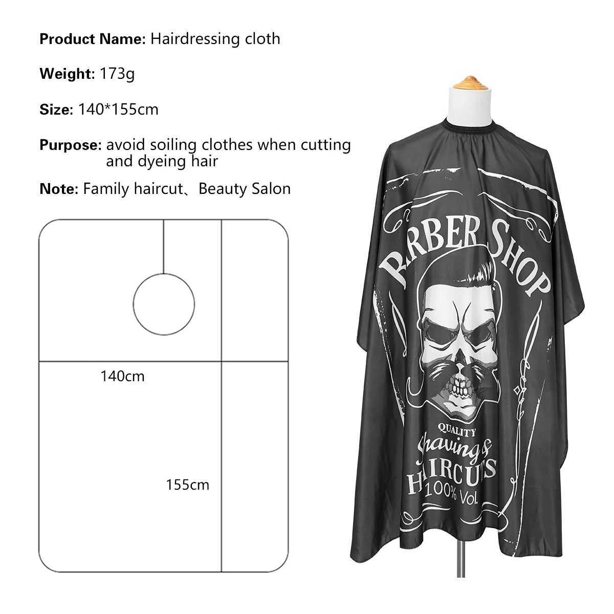 Black hair salon hair hat mens work clothes apron salon hair dye clothing supplies W240814