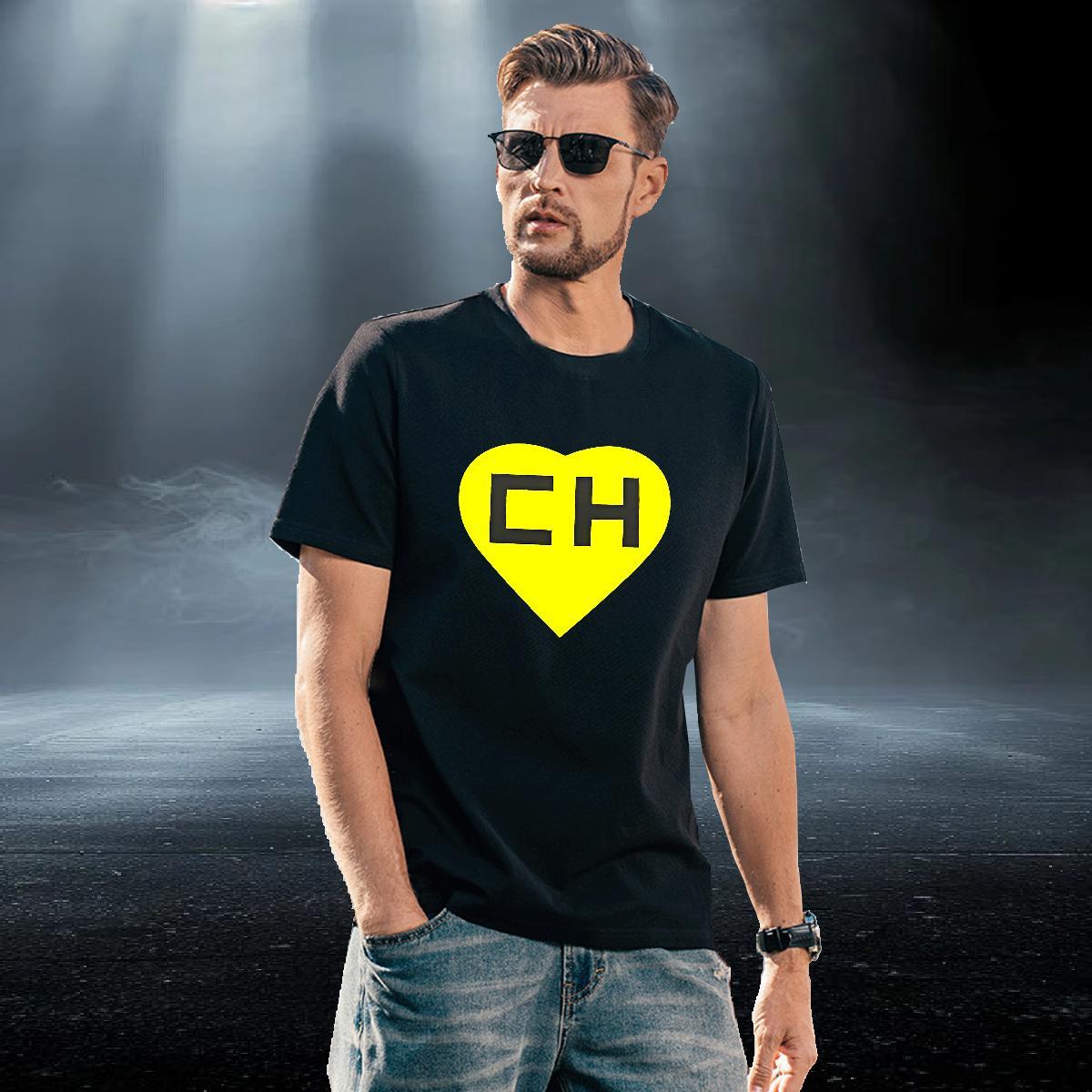 Unisex Couples T Shirts Daily Outfit 230g 100% Cotton DIY Anime Crew Neck Breathable letter Man T Shirts Custom Tees Shirts