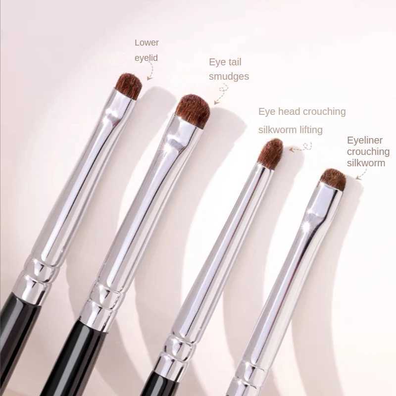1 piece of detail mini eye shadow makeup brush pony hair precision eye shadow makeup brush cone stain makeup tool W240814