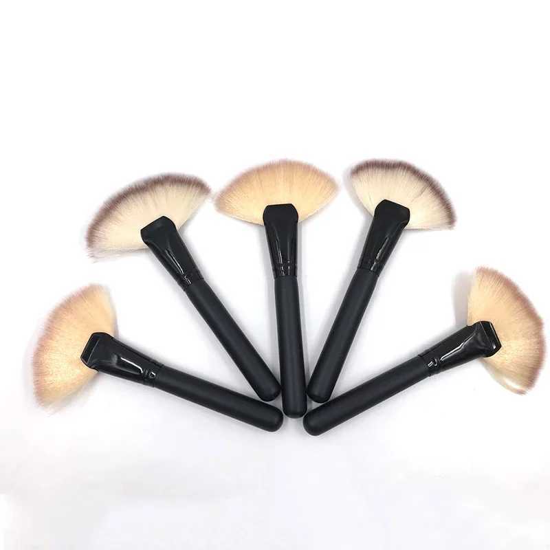 One soft makeup big fan brush foundation make-up powder blusher high brightness paint makeup brush Maquiagem W240814