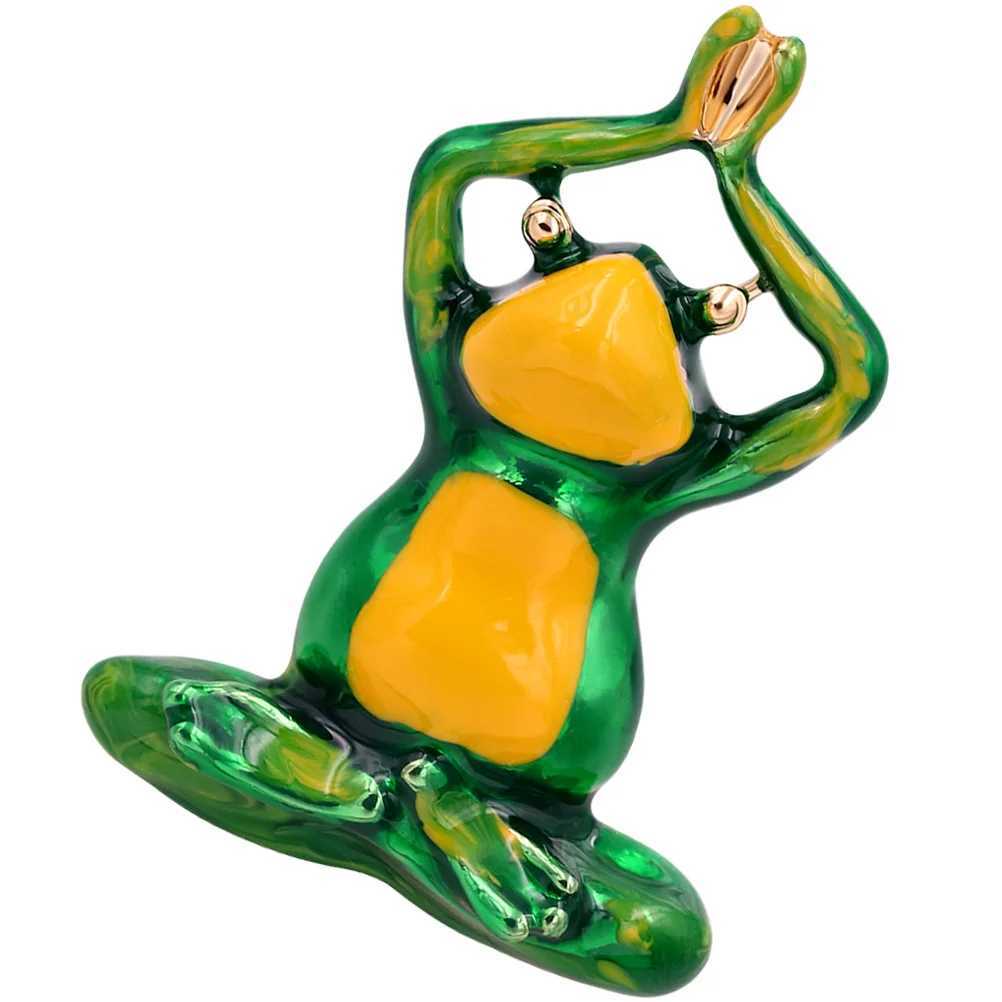 1Pc creative alloy shaped brooch fashionable clothing brooch pants accessories cute tight corset simple brooch (green) W240815