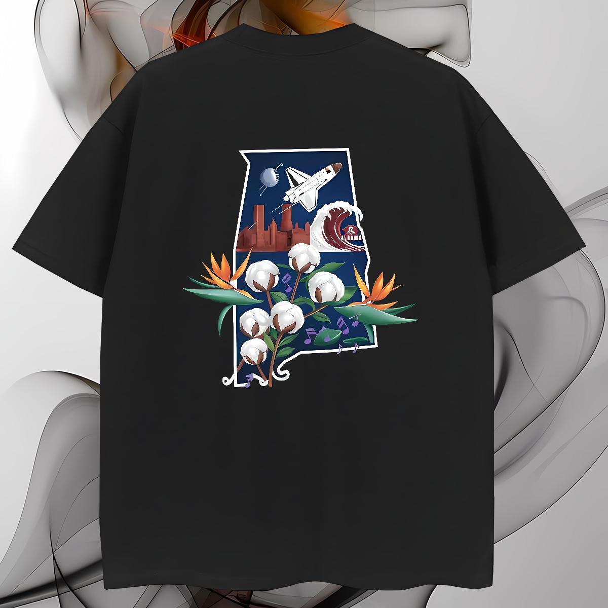 Designer plane T Shirts Men Casual Men Clothes T-Shirt 230g Cotton 2024 Summer Breathable Short Sleeve DIY Logo Oversized Clothings