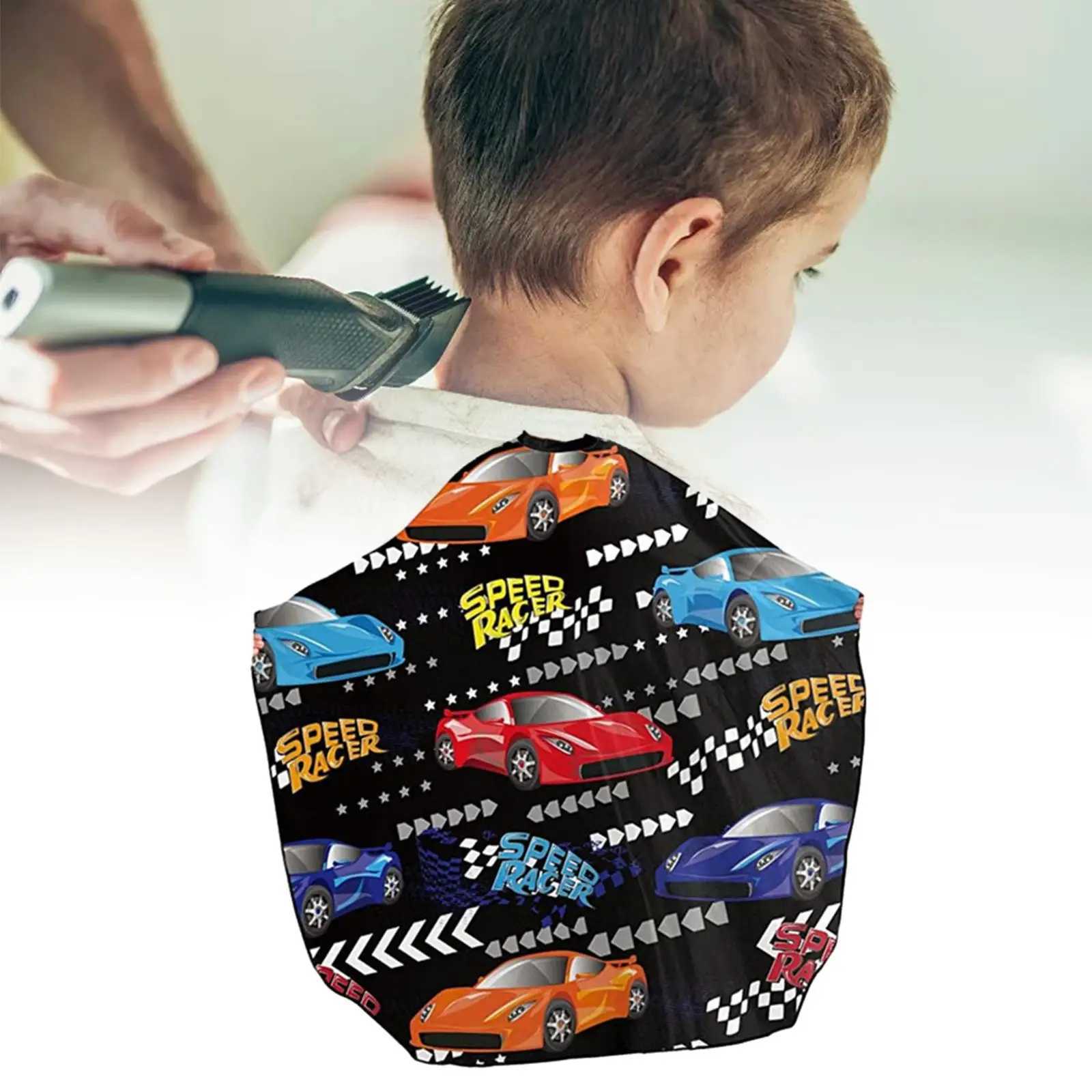 Childrens Haircut Corner Cartoon Professional Reusable Waterproof Childrens Haircut Corner Perm Shop Hair Dyeing Shampoo W240814